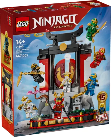 LEGO Ninjago Ozdoba z postaciami Ninja, 15-lecie serialu 71866