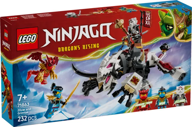 LEGO Ninjago Zilvar i Smocza Bestia Grimtak