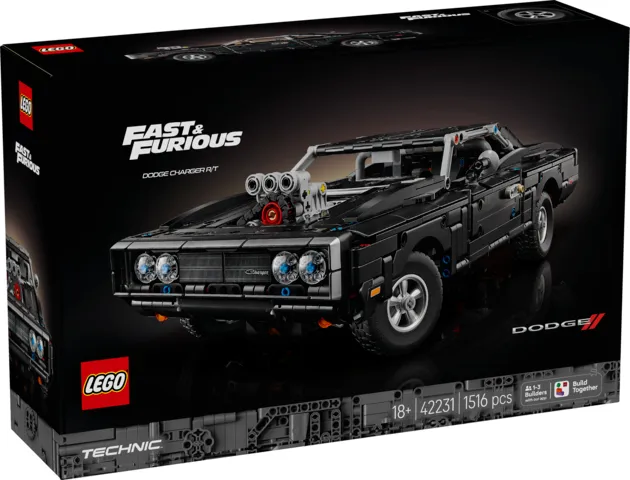 LEGO Technic Samochód Fast and Furious Dodge Charger R/T 42231