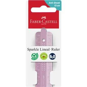 Linijka Sparkle Faber-Castell 15 cm mix
