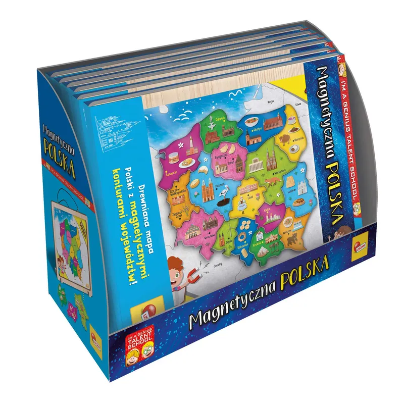 Lisciani I'm a Genius Magnetyczna Mapa Polski 304-PL105496