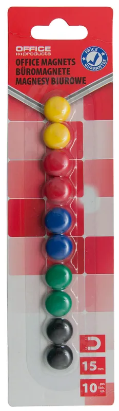 Magnesy do tablic Office Products okrągłe 10 szt.