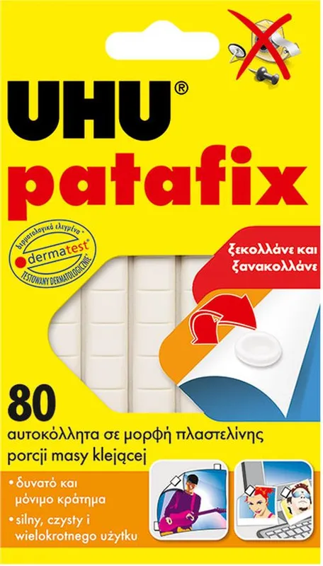 Masa klejąca UHU Patafix, wielokrotnego użytku