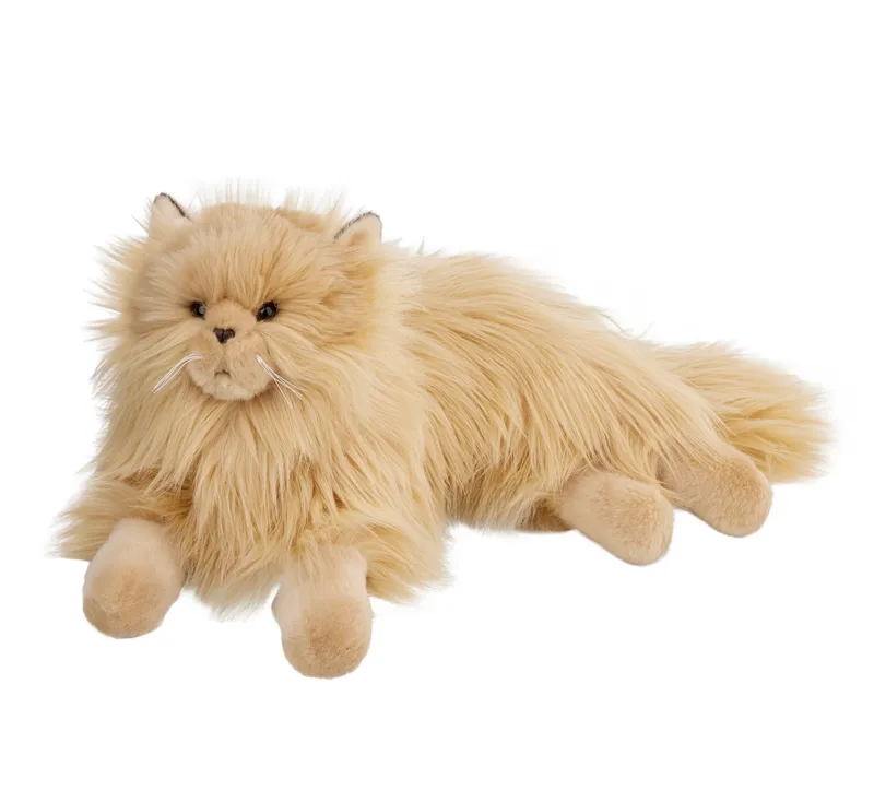 Maskotka ZOO Kot Perski leżący beżowy 36 cm