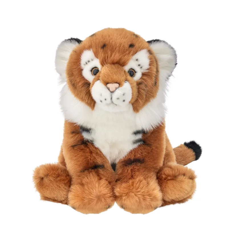 Maskotka ZOO Tygrys brązowy 25cm, pluszak realistyczny Beppe