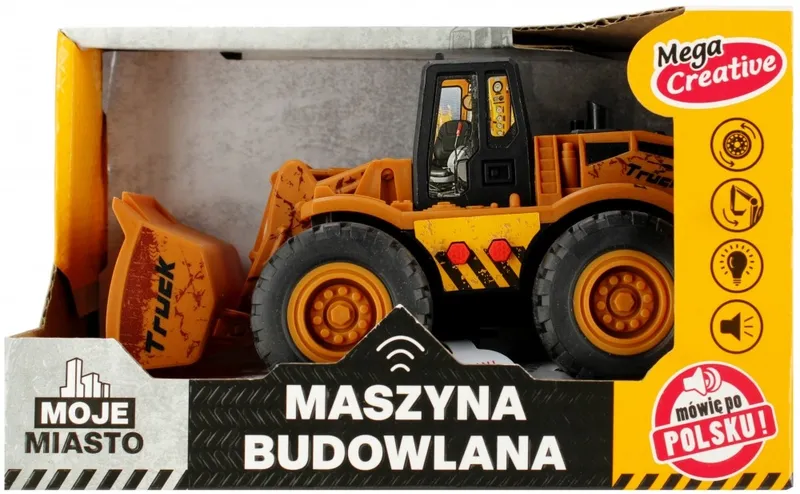 Maszyna budowlana Spychacz Moje Miasto, Mega Creative