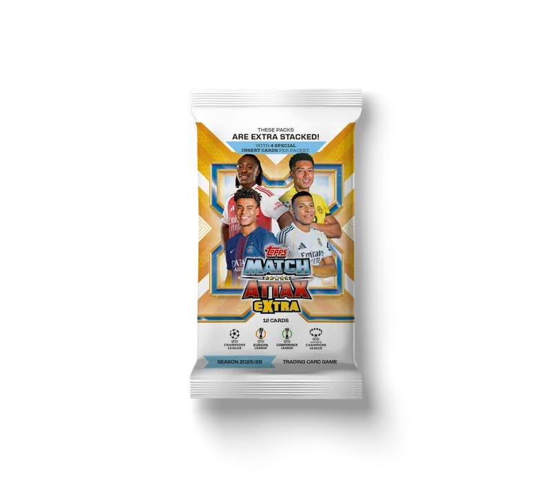 Match Attax Extra 2025/26 saszetka z kartami TOPPS