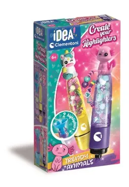 Mini fabryka markerów Magiczne Zwierzęta, zestaw kreatywny Clementoni