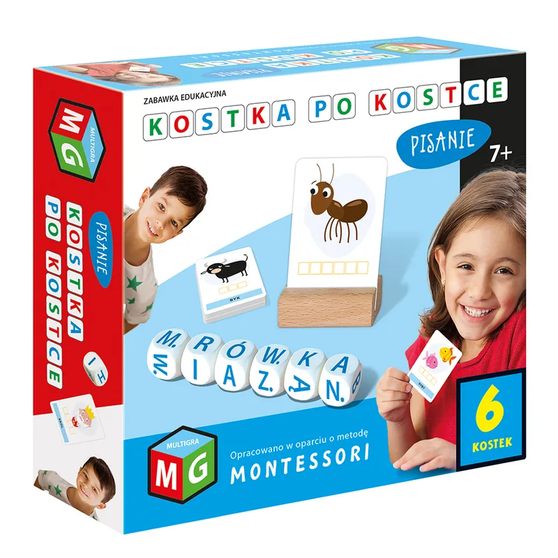 Montessori Kostka po Kostce: Pisanie