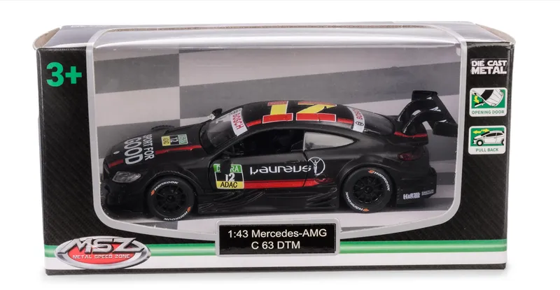 Model Mercedes-AMG C 63 DTM czarny skala 1:43, MSZ