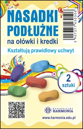 Nasadki na ołówki i kredki, prawidłowy uchwyt, 2 szt.
