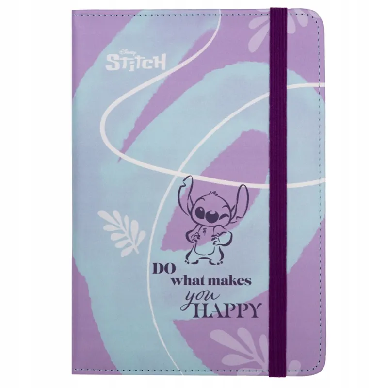 Notes A5 80 k. w linię z gumką, Disney Fashion Stitch 3