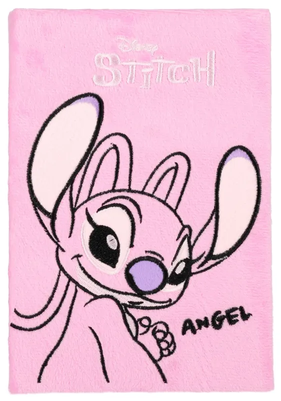 Notes A5 80 k. w linię z pluszową okładką Stitch