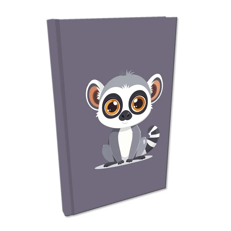 Notes A5 kratka Soft Touch Lemur, EV-Corp, 192 strony