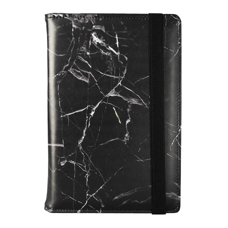 Notes A5 na gumkę kratka MARBLE N-25PR, I-DROPS