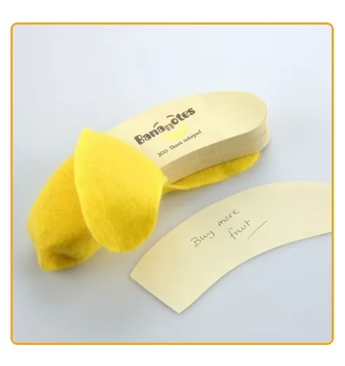 Notes z wyrywanymi karteczkami TG Banan, Thinking Gifts