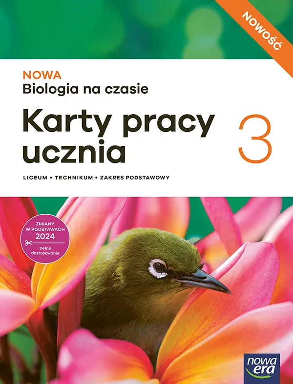 Nowa Biologia NOWA BIOLOGIA NA CZASIE karty pracy część 3 zakres podstawowy EDYCJA 2026