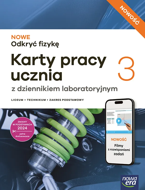 Nowa Fizyka NOWE ODKRYĆ FIZYKĘ karty pracy część 3 zakres podstawowy EDYCJA 2026