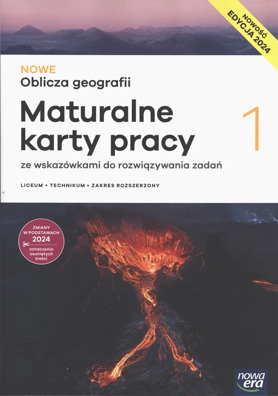 Oblicza geografii, maturalne karty pracy cz. 1, rozszerzenie