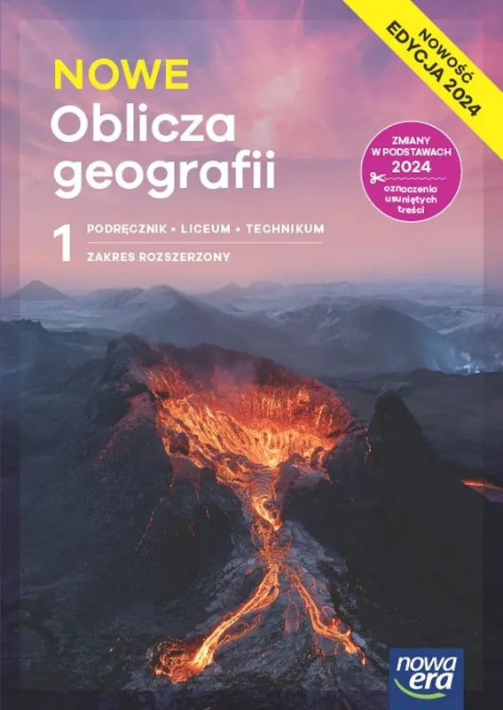 Oblicza geografii, podręcznik 1 liceum, zakres rozszerzony 2024