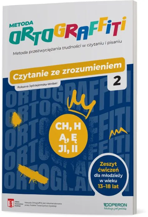 Ortograffiti Czytanie ze zrozumieniem (ch-h, ą-ę, ji-ii)