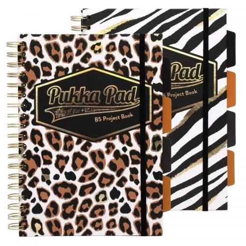 Paczka Kołozeszyt Pukka Pad B5 Project Book Wild linia 2 szt mix