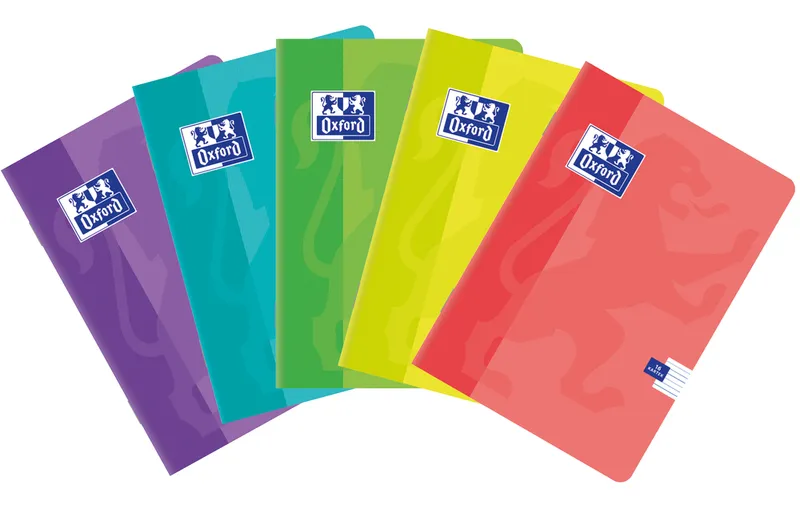 Zeszyt A5 Oxford Sweet, 16K, podwójna linia, 10 szt.