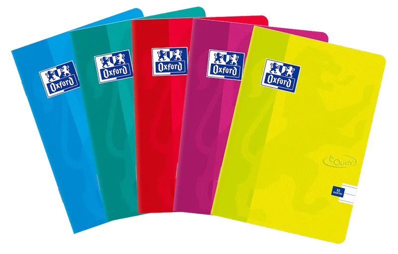 Zeszyt A5 32k w linie Oxford Touch, pakiet 10 szt.