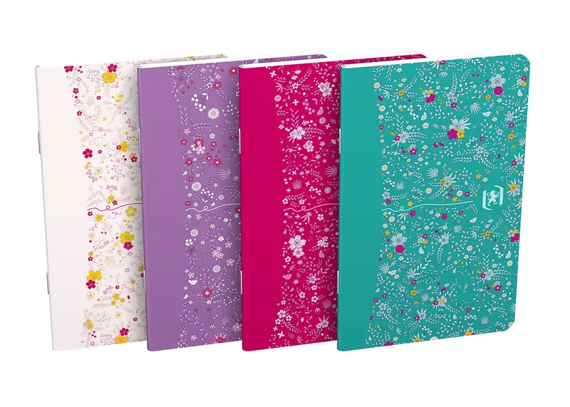 Zeszyty A6 w linię Oxford Floral, 10 szt.