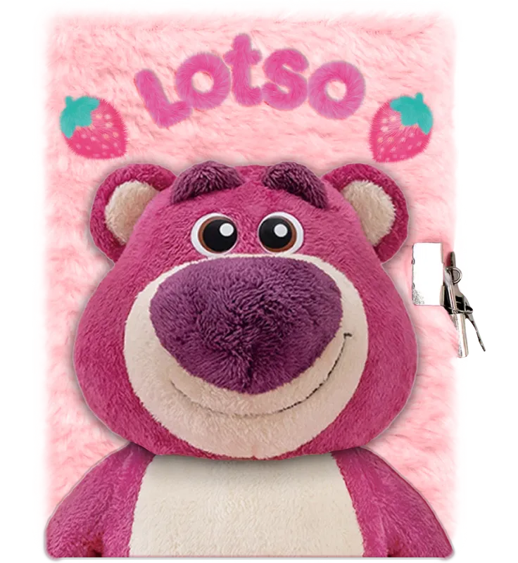 Pamiętnik pluszowy A5 3D Lotso, notatnik Toy Story