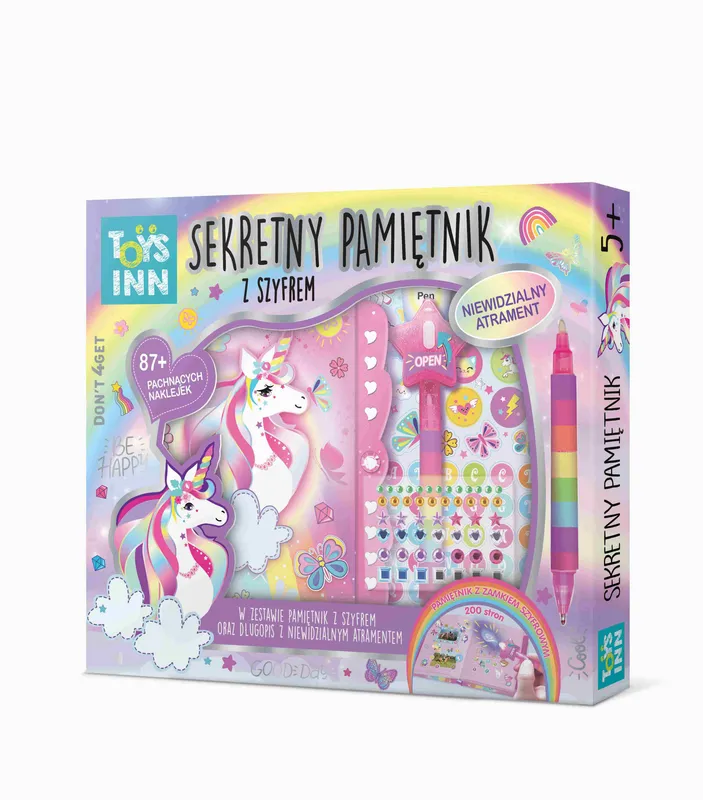 Pamiętnik Secret Message Unicorn ToysInn
