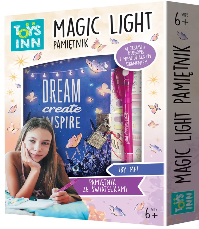 Pamiętnik ze światełkami Magic light dreams STN 7830, ToysInn