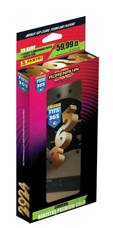 Panini Fifa 365 Adrenalyn XL 2024 puszka kolekcjonera