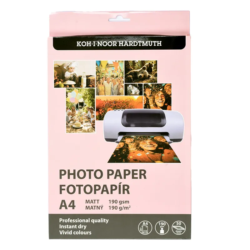 Papier foto A4 matt 50 arkuszy 190g Koh-I-Noor