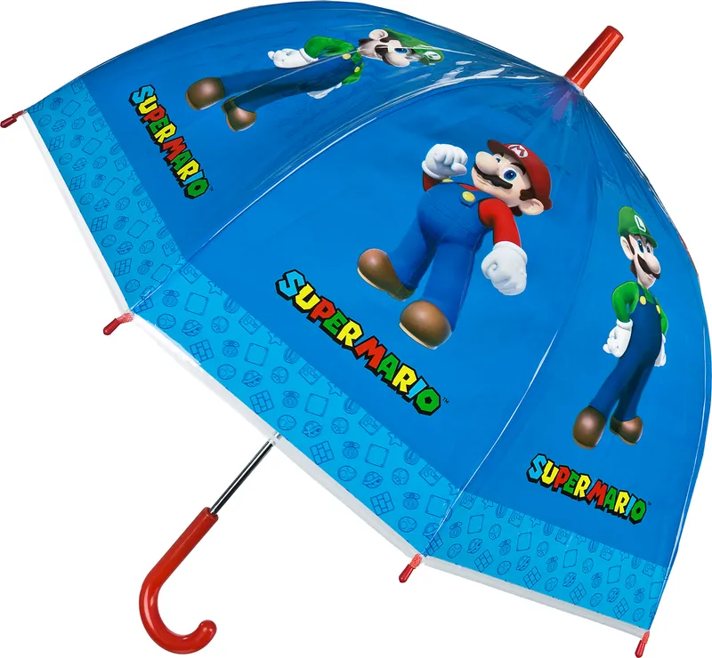 Parasolka Super Mario 18 cali, manualna, Kids Euroswan, upominek
