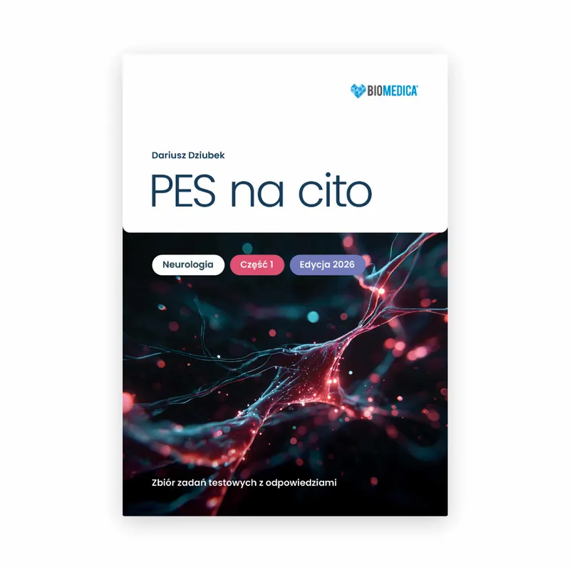 PES na cito Neurologia cz. 1, zbiór zadań testowych, Dariusz Dziubek