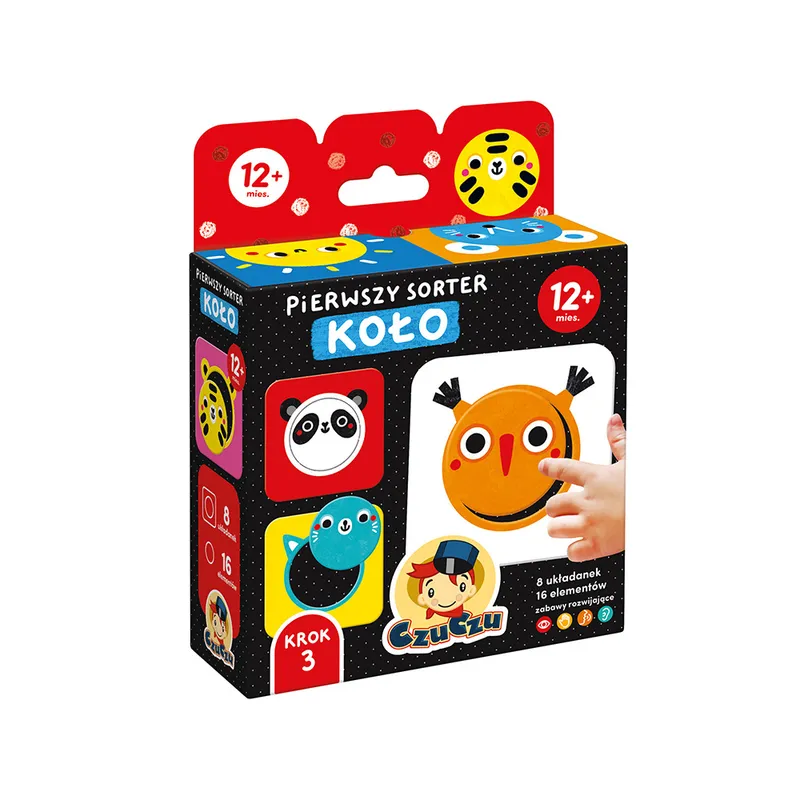 Pierwszy Sorter Koło CzuCzu - puzzle dla 12 mies.+