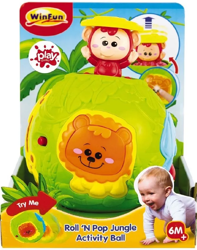 Piłka A Kuku Smily Play, zabawka edukacyjna dla malucha