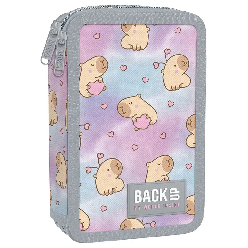 Piórnik 2-komorowy Backup Kapibara Dream PB8DW04