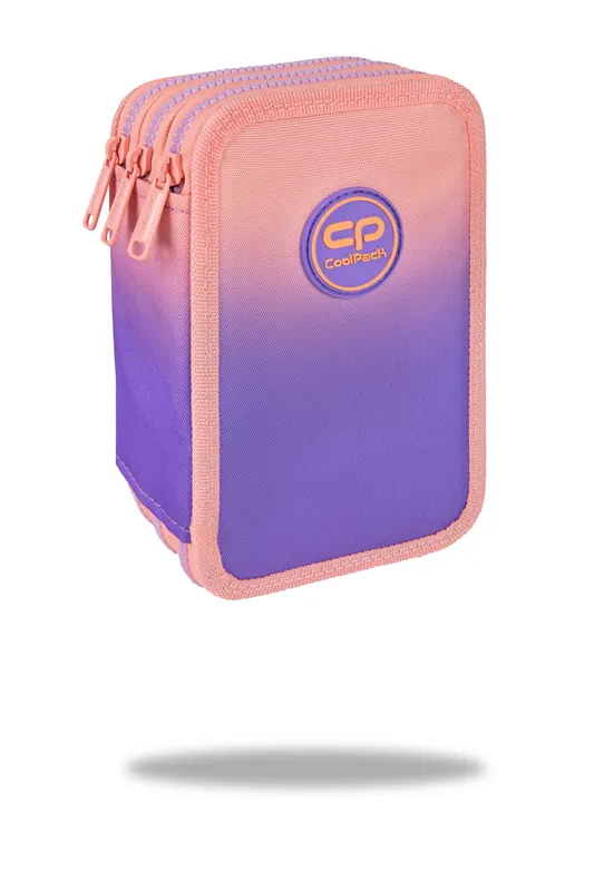 Piórnik 3-komorowy z wyposażeniem Coolpack Jumper 3 Berry