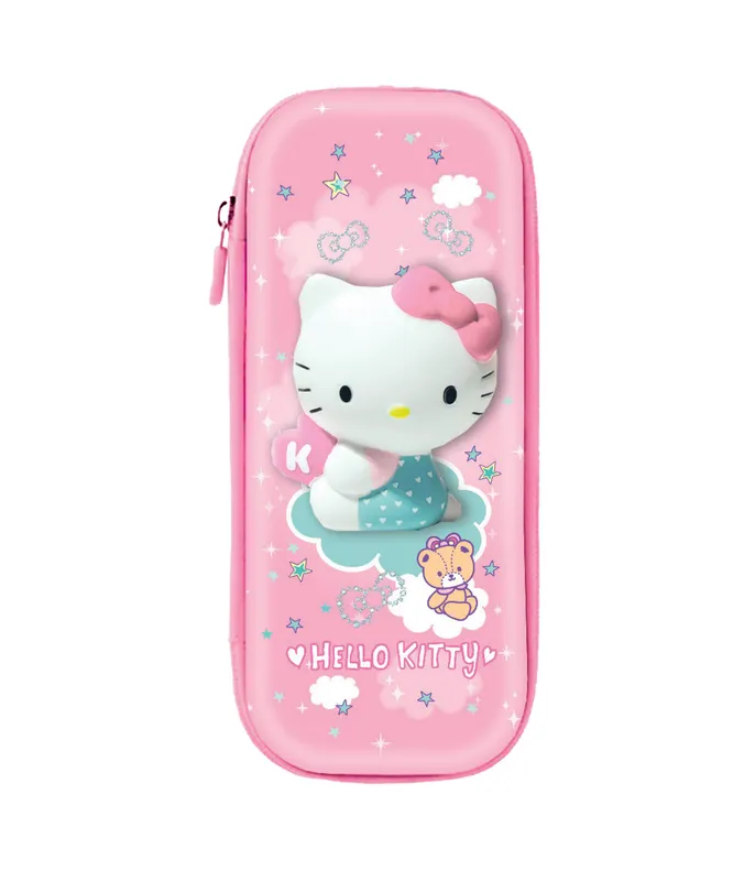Piórnik Hello Kitty Evasquishy 3D Pink