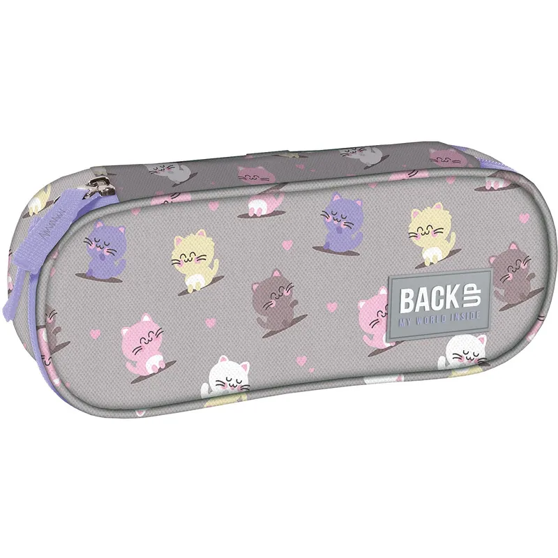 Piórnik owalny Backup Kotki Kawaii PB8A02