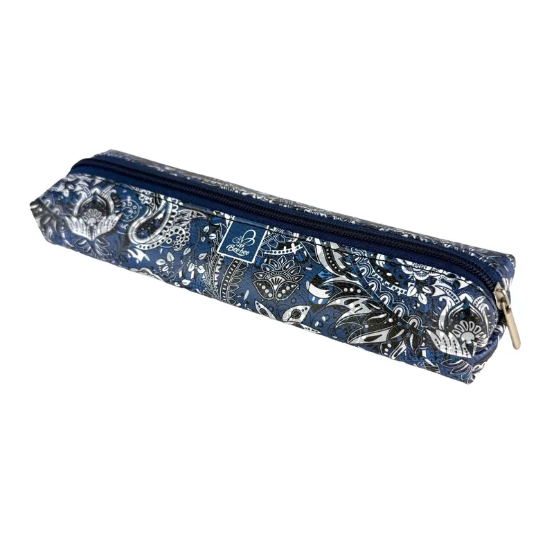 Piórnik szkolny młodzieżowy jamnik Ornament Blue, EV-Corp