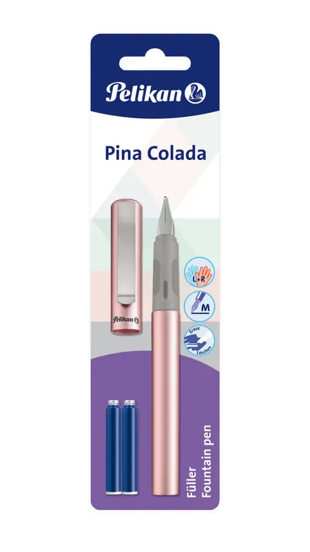 Pióro wieczne Herlitz Pina Colada z 2 nabojami, mix