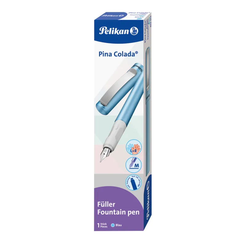Pióro wieczne Pina Colada niebieskie Pelikan +2 naboje