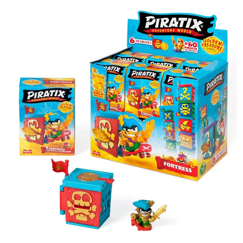 Piratix Golden Treasure Fortress figurka niespodzianka