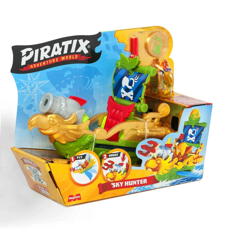 Piratix S Playset Sky Hunter, statek piracki Magic Box Toys