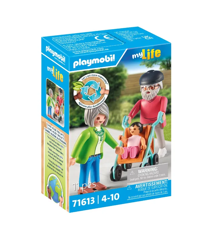 Playmobil Dziadkowie z wnukiem 71613, seria Living House