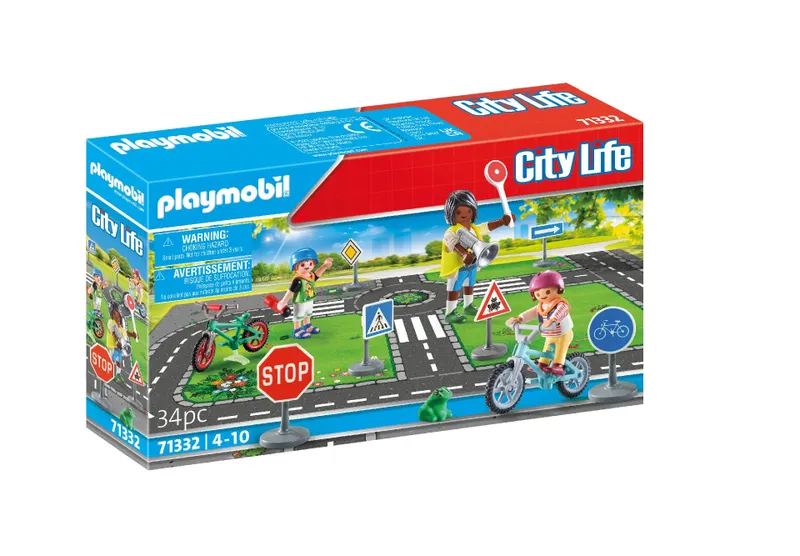 Playmobil Kurs rowerowy 71332, zestaw City Life z figurkami