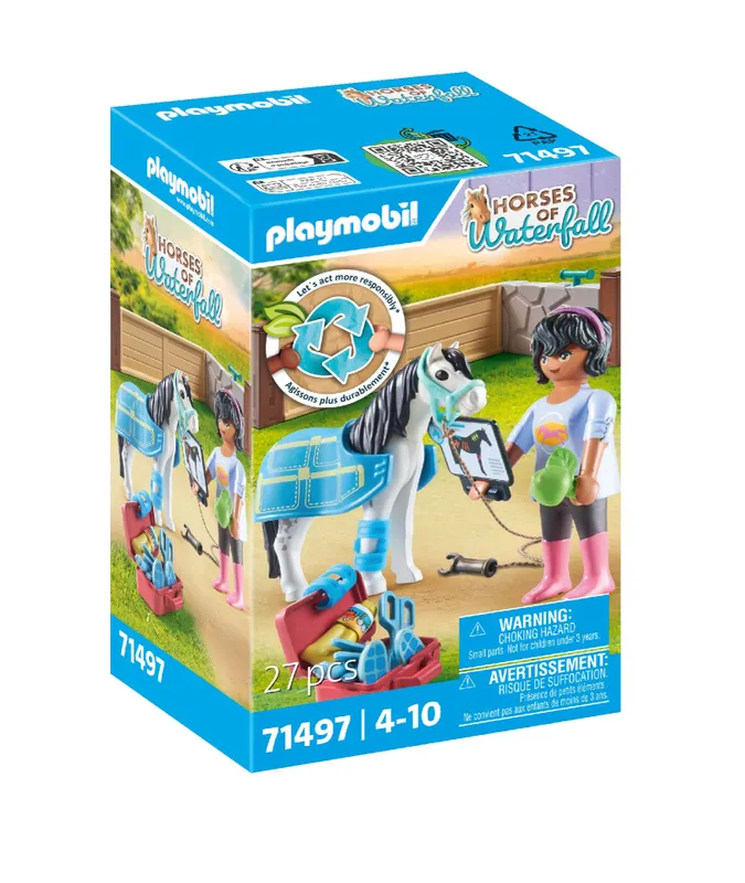 Playmobil Leczenie Konika Hipoterapeutka 71497 Horses of Waterfall